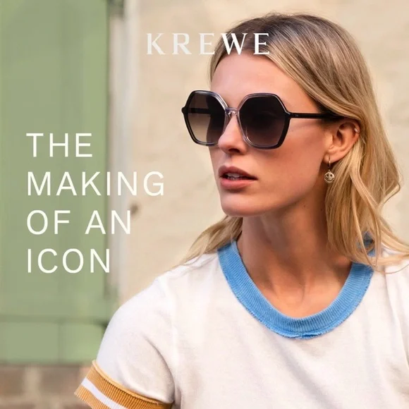 KREWE Jackie Sunglasses in Matcha and Pine display picture 2